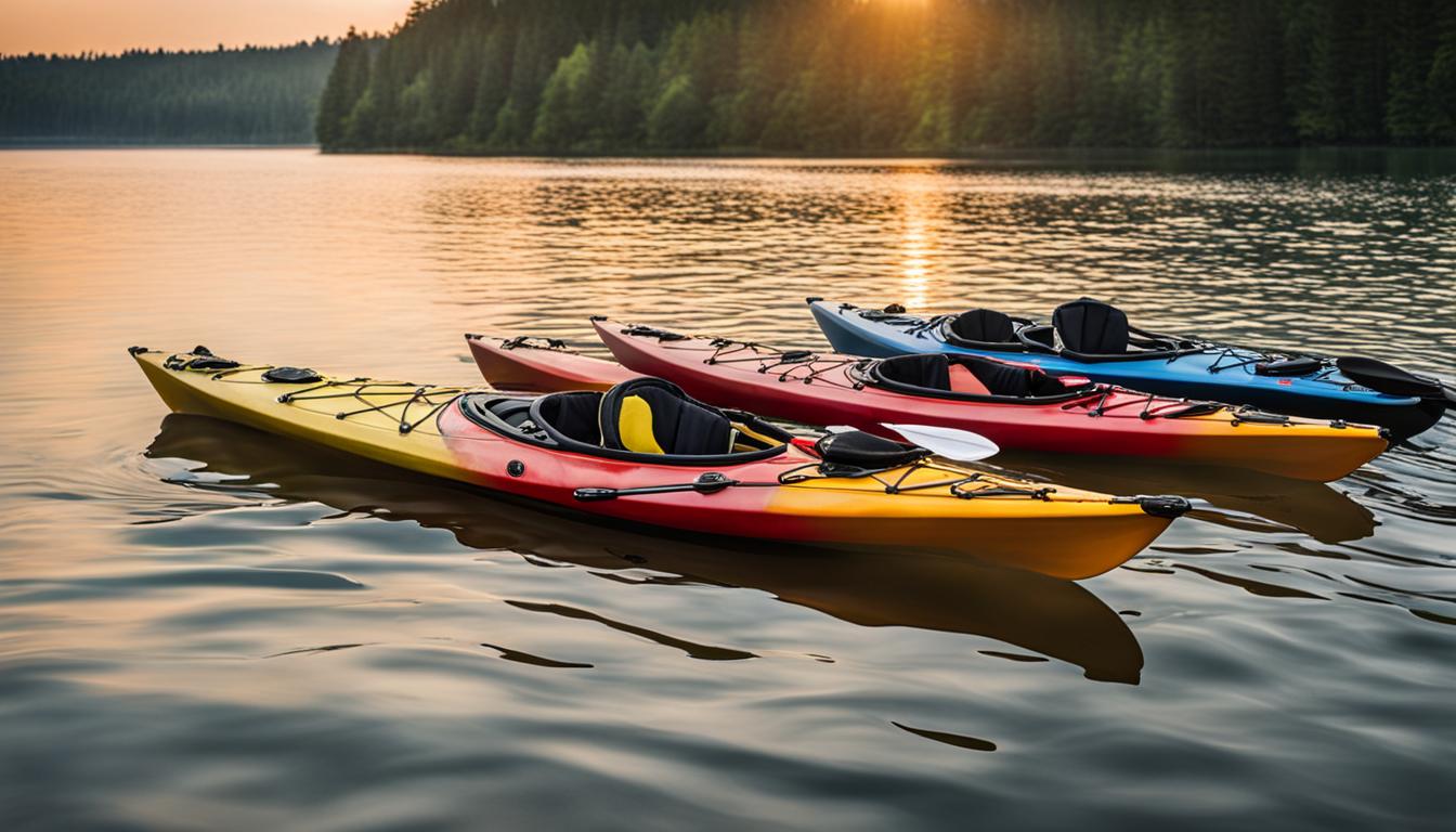 Different kayak types for beginners
