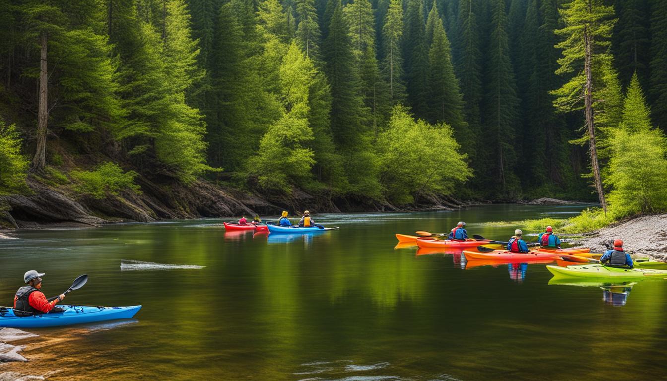 Kayak types for camping trips