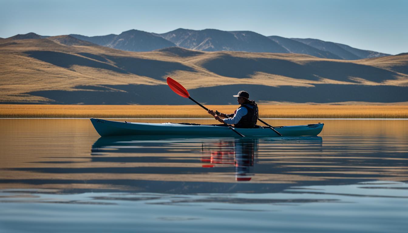 Kayak types for large lakes