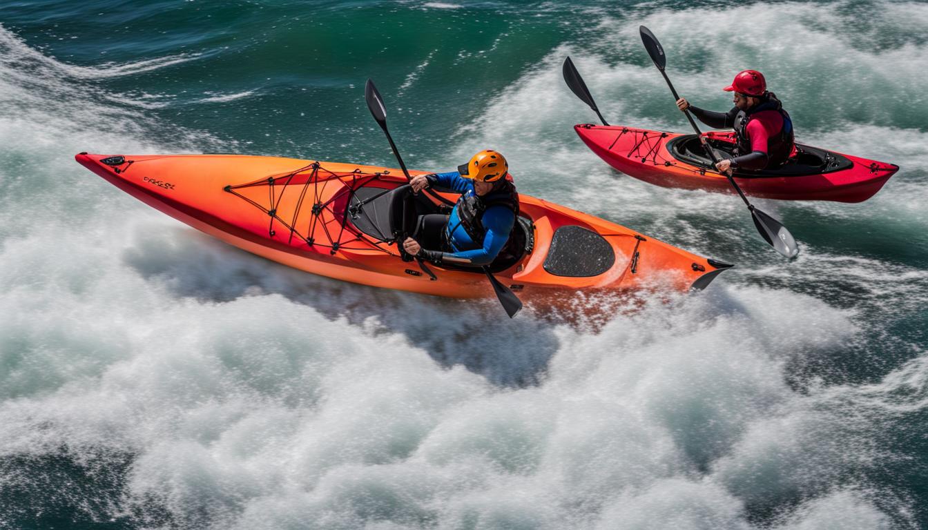 Sea vs. whitewater kayak: differences