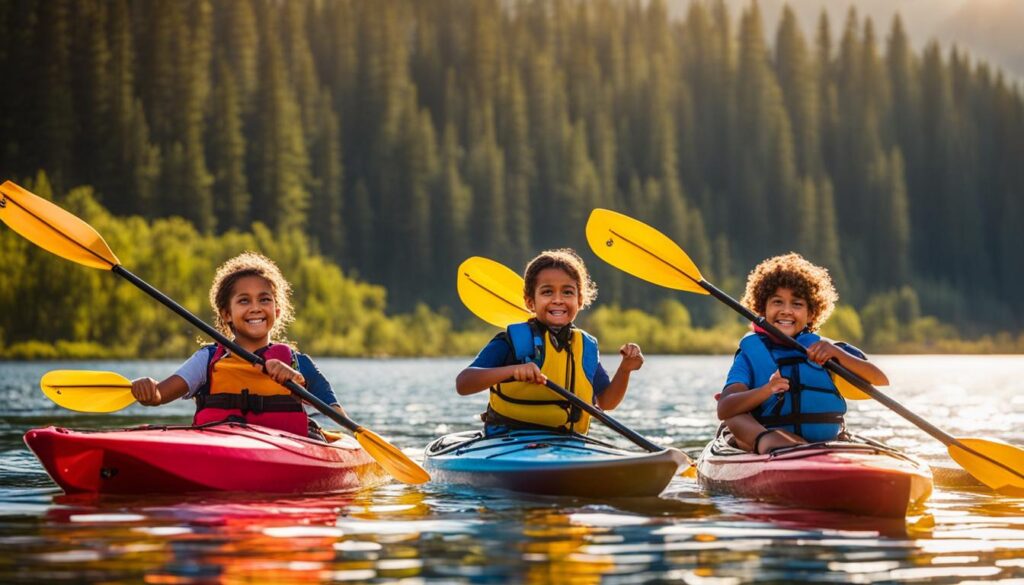 fun kayaking activities for kids