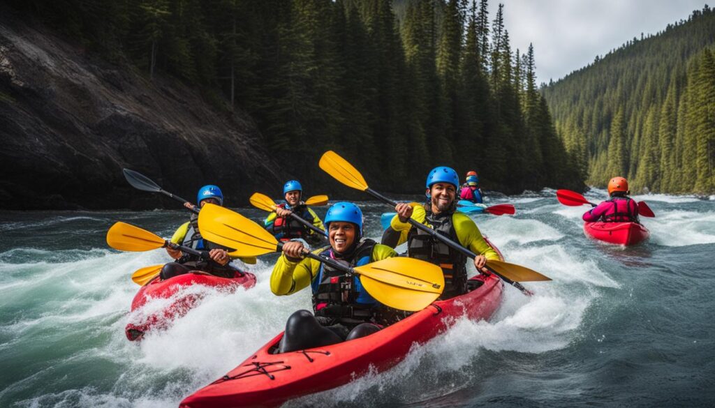 group kayaking safety