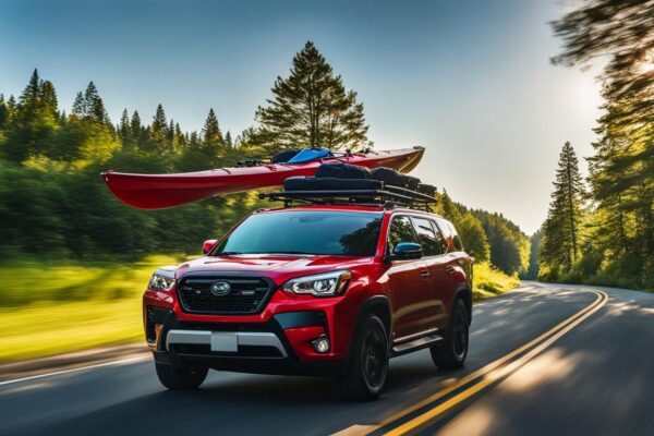 roof rack kayak transport