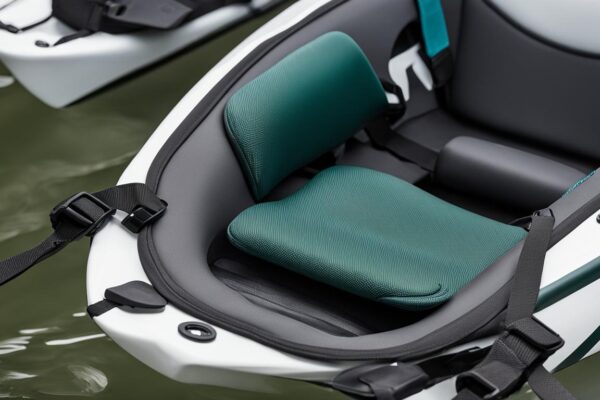 Comfortable kayak seat features