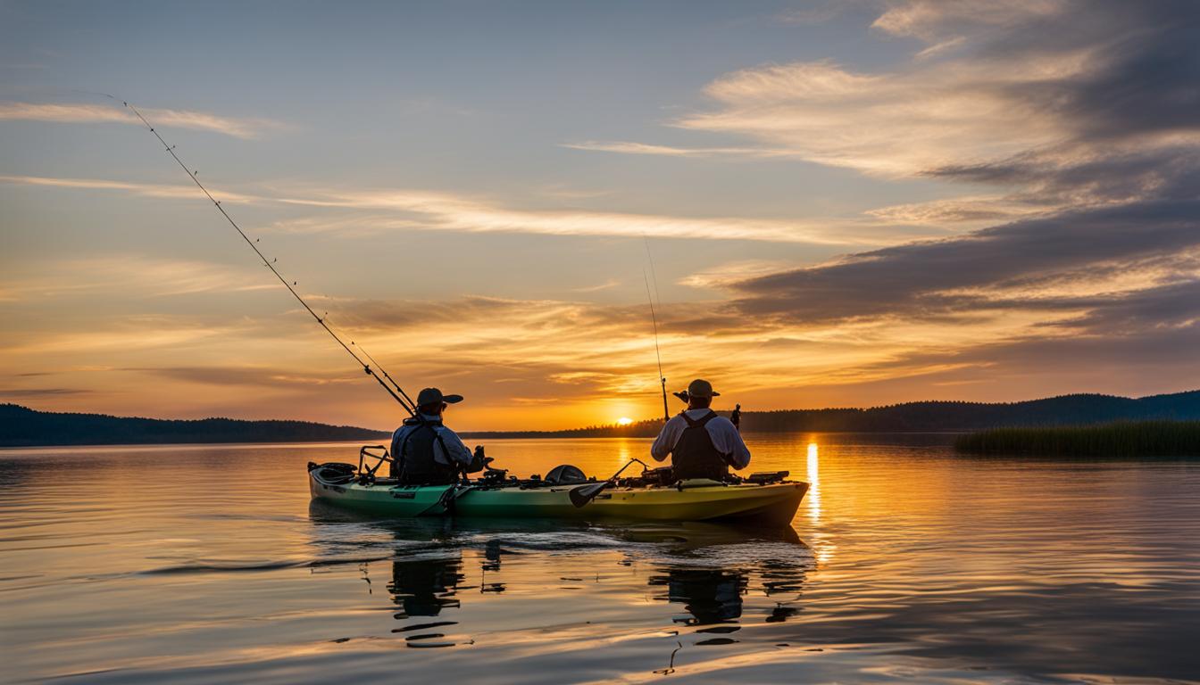 Custom kayak fishing rigging