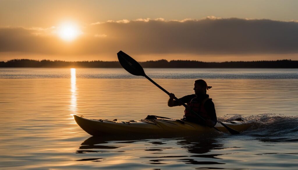 Enhancing rotational strength in kayaking