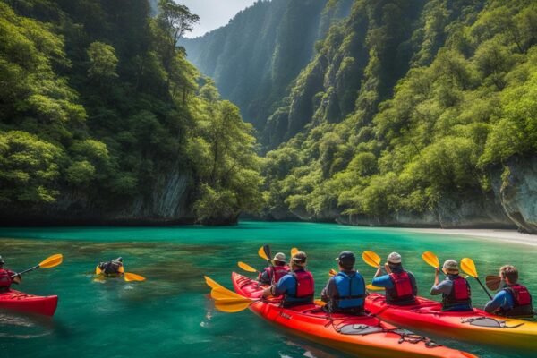 Group kayak tour discounts