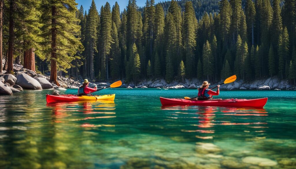 Guided Kayak Tours in Lake Tahoe