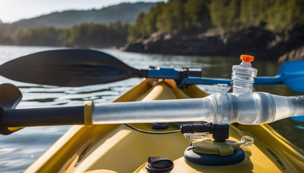 Hydration systems for kayaking