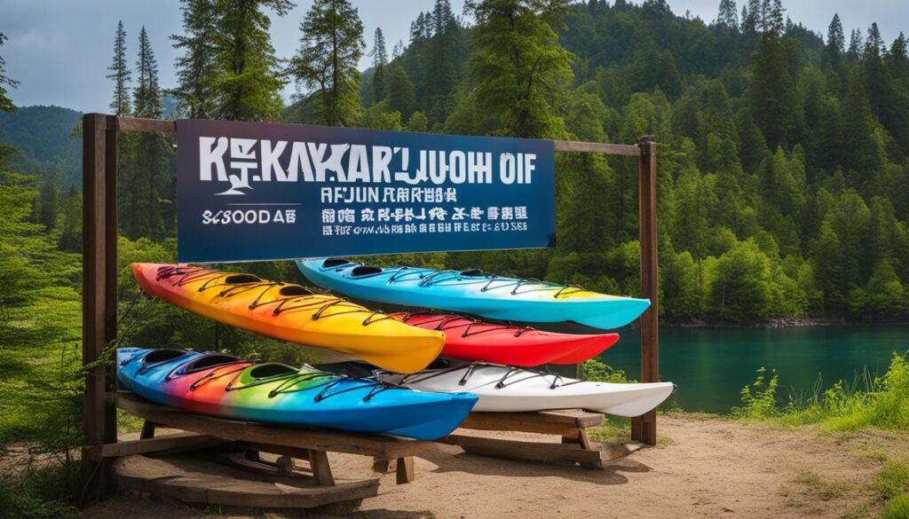 Kayak rental discount offers