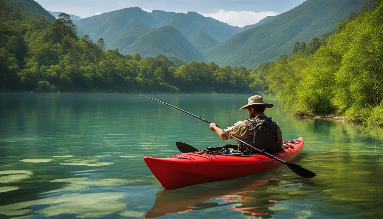 Kayak stabilization for fishing