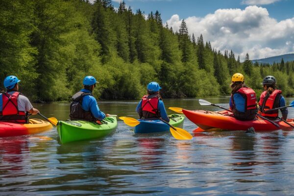 Kayaking instructor safety training