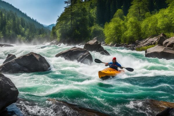 Learning the eskimo roll in kayaking