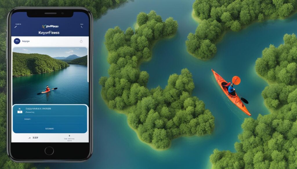 MapMyFitness kayaking app