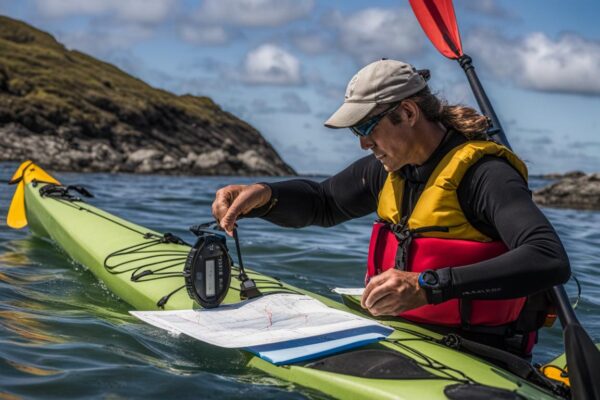 Tidal navigation kayaking