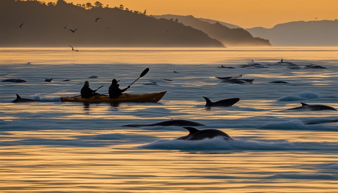 Wildlife encounters kayaking