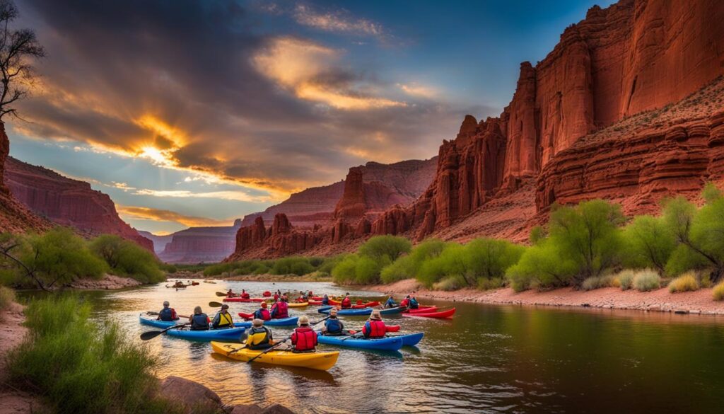 Wildlife viewing kayak tours Colorado River