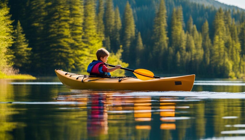 age-suitable kayaking routes