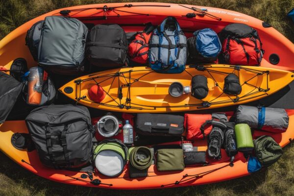 efficient kayak packing