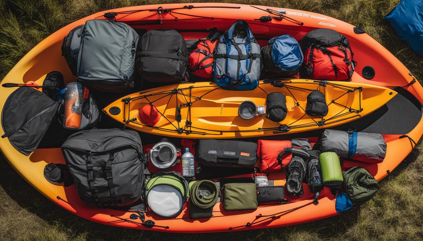 efficient kayak packing