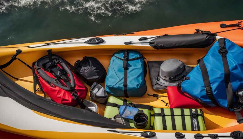evaluating kayak storage