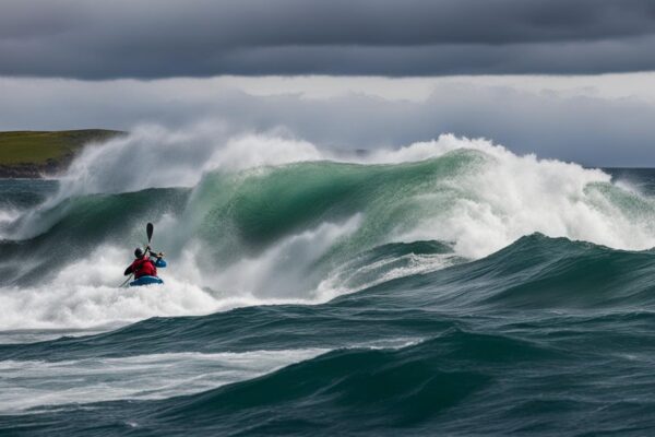 handling kayak choppy waters