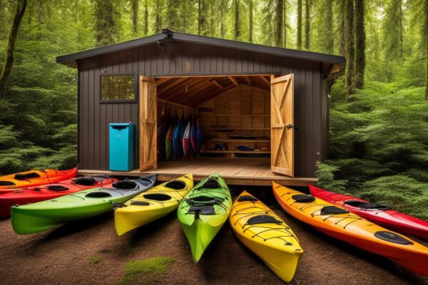 indoor vs outdoor kayak storage