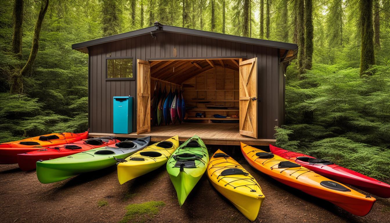 indoor vs outdoor kayak storage