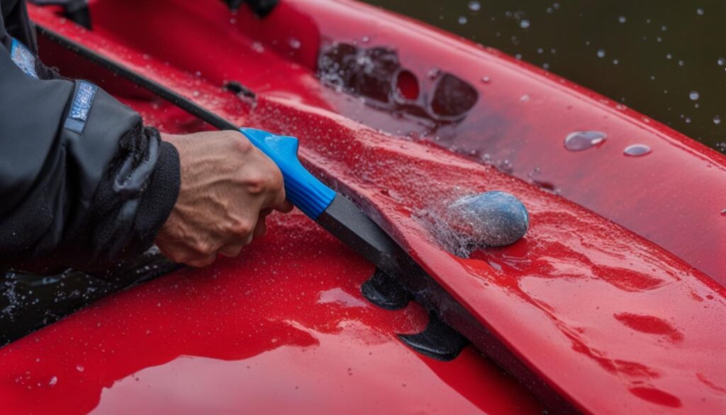 kayak crack repair