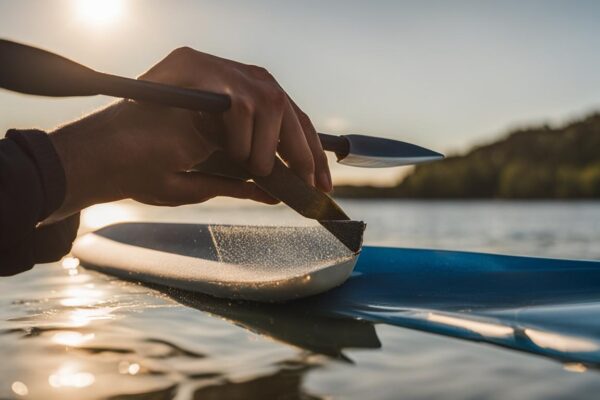 kayak scratch repair DIY