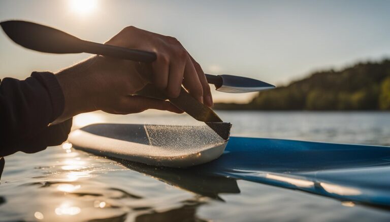 kayak scratch repair DIY