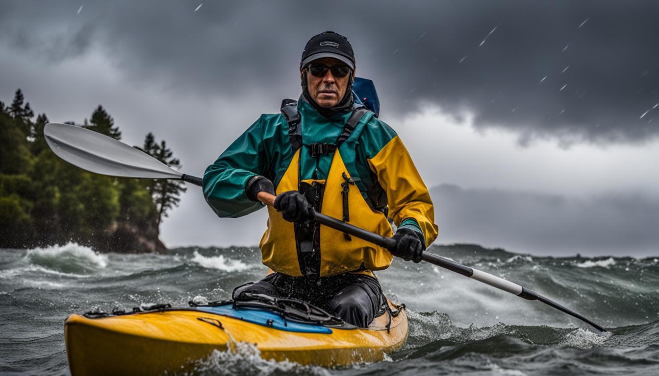 kayak trip preparation rain