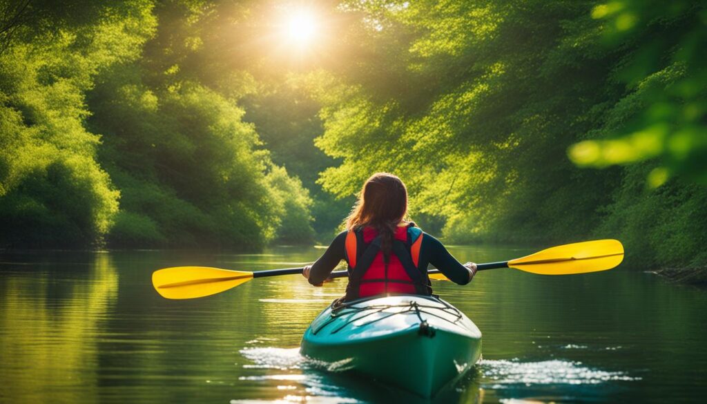 kayaking for mental well-being