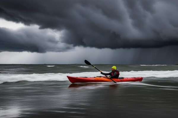 kayaking safety storm