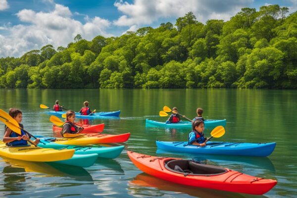 kids age-appropriate kayaking