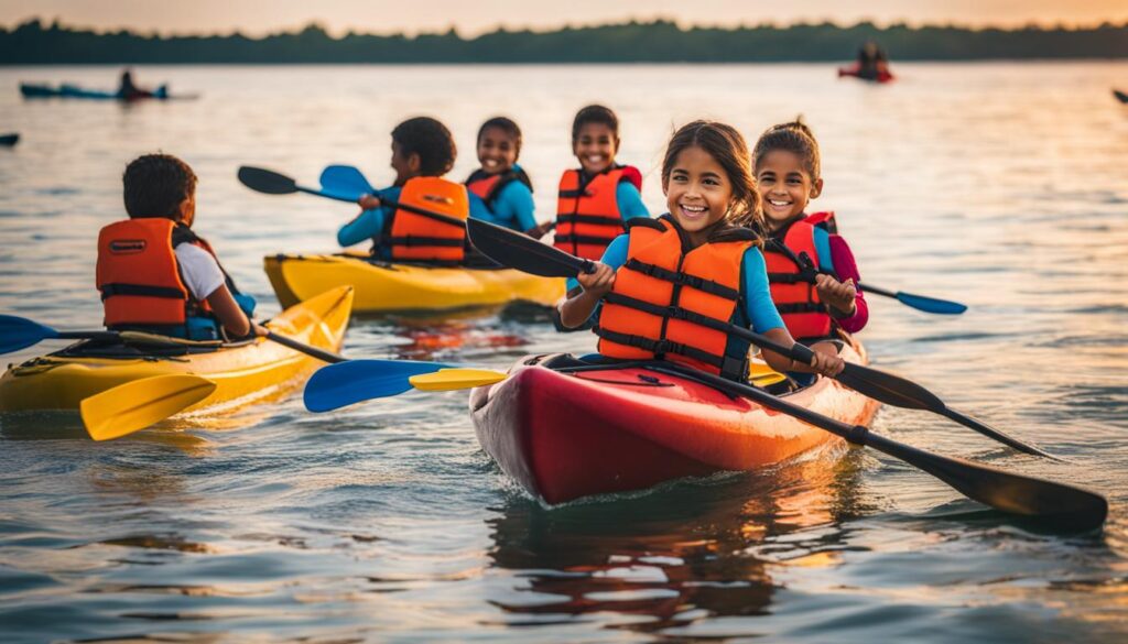 kids kayaking safety and enjoyment