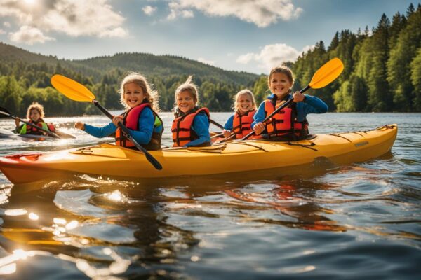 kids kayaking safety and fun