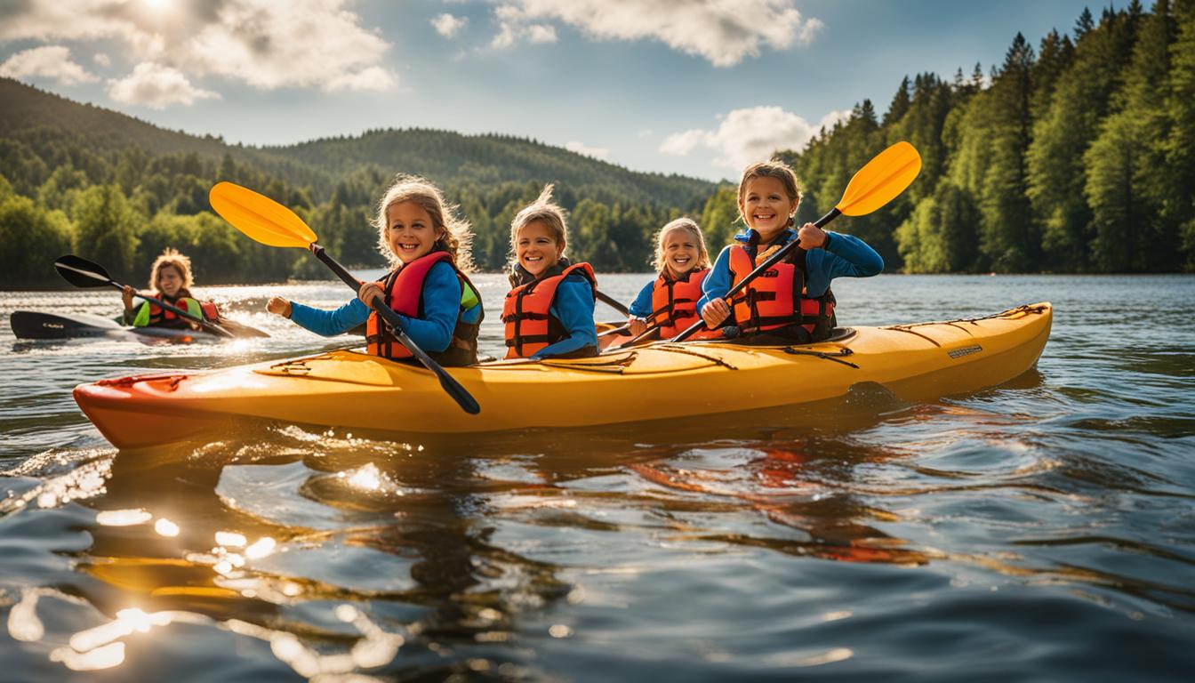 kids kayaking safety and fun