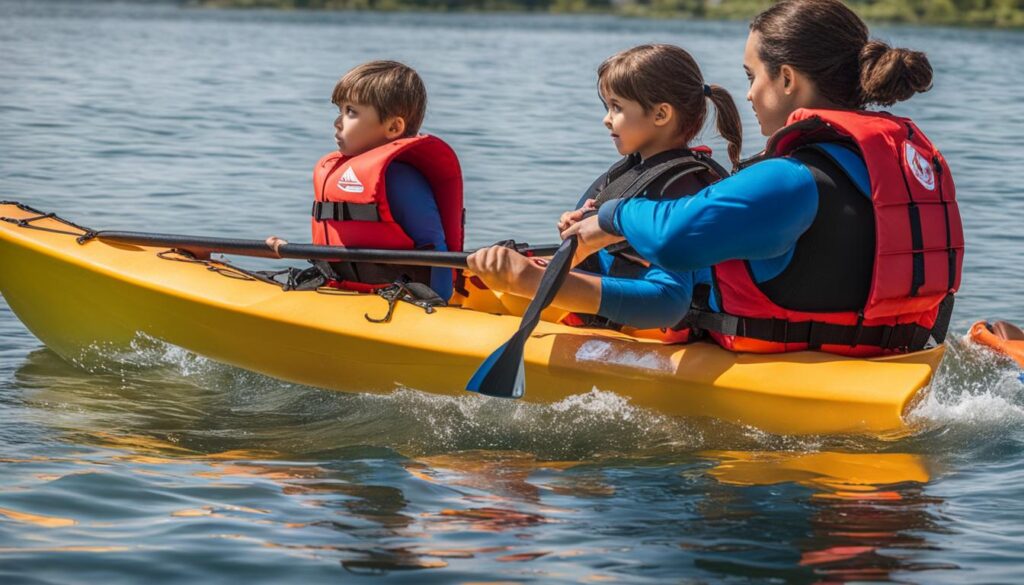 kids kayaking safety drills