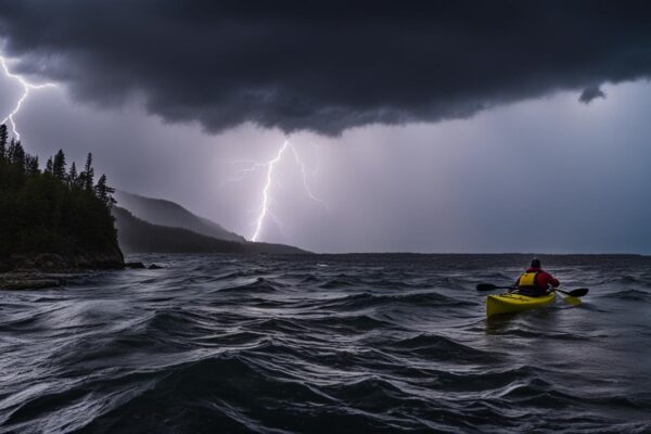 lightning risks kayaking