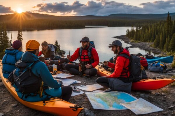 multi-day kayak expedition planning