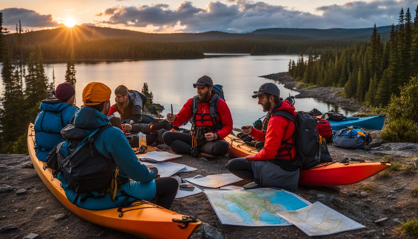 multi-day kayak expedition planning