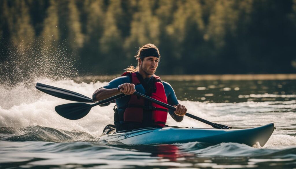 physical fitness through kayaking