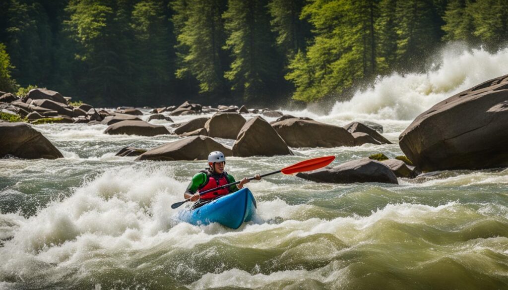 reading whitewater river patterns