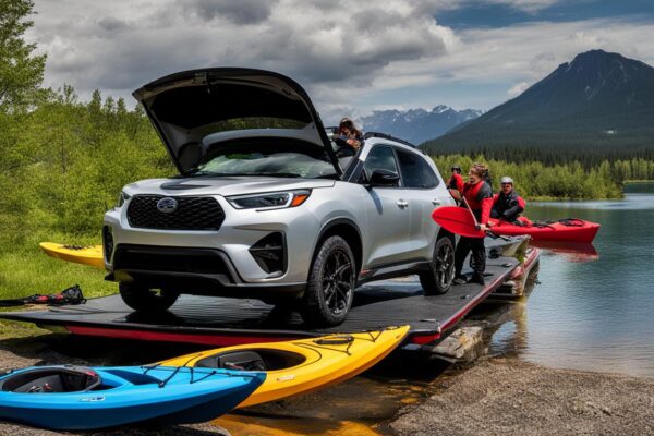 unloading kayaks efficiently