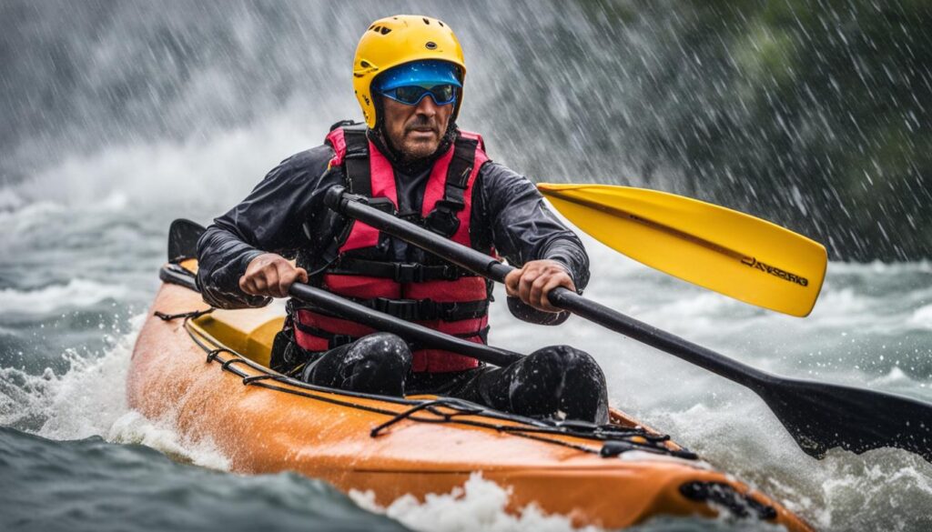 wet weather kayaking safety