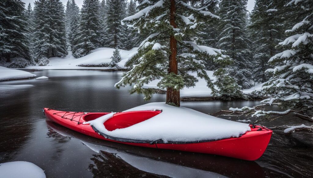 winterized kayak