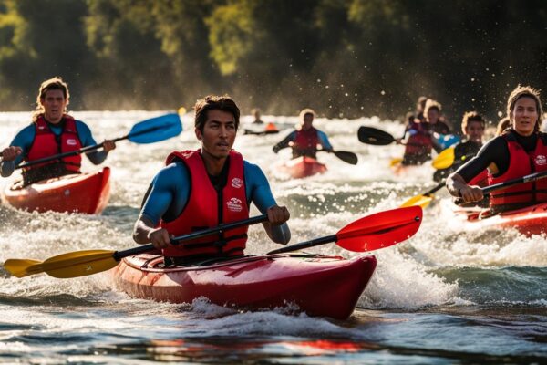 young kayaking champions