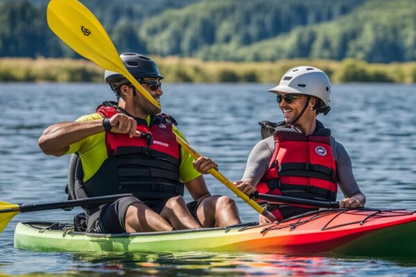 Adaptive kayaking teaching