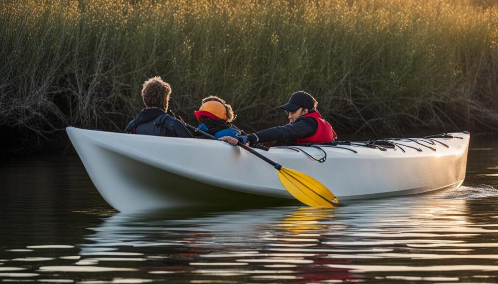 Checking kayak condition before renting